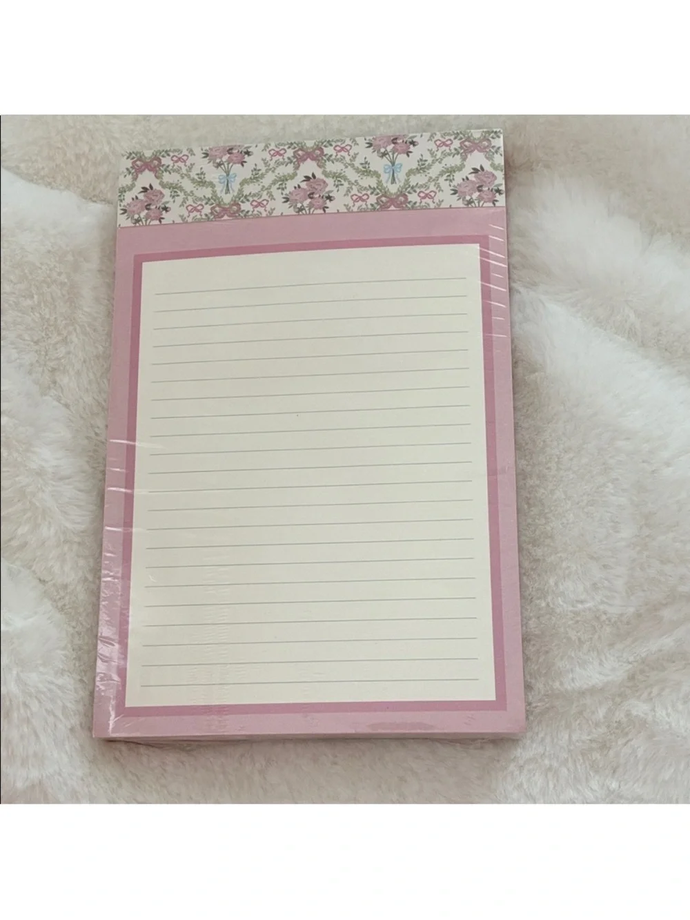 Blue 'Notes' Journal with Floral Swallow Design & Pink Notepad Set Bundle